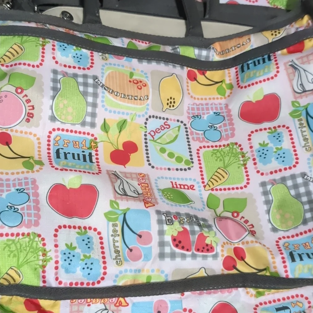 Worn Lesportsac diaper bag